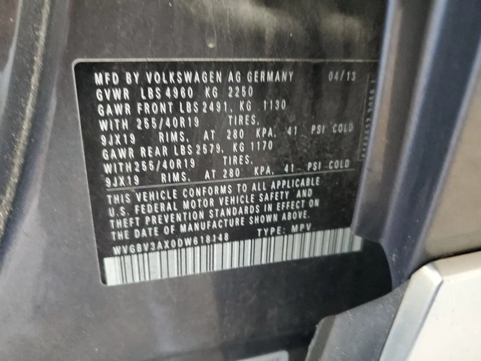 Conjunto de pieza de freno antibloqueo compatible con 13-14 TIGUAN 3018556 Foto 4 de 4