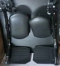 Wheelchair Elevating Legrests  Assembly，Padded Calf Pads Universal Wheelchair Re