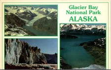 Glacier Bay National Park Alaska Scenic Views Continental Postcard B529