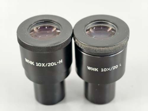 Olympus Microscope Eyepieces Pair WHK 10x L BH2 IMT-2
