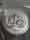 2025 Canada Bull & Bear 2 oz Silver Coin BU .9999 Fine $87/oz (002)