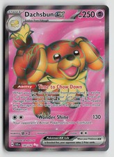 dachsbun pokemon card value Dachsbun ex