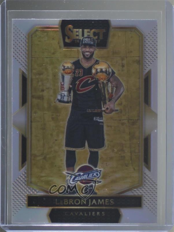 2016-17 Panini Select Courtside Silver Prizm LeBron James #286 y8a