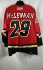 CCM Calgary Flames McLennan #29 Autographed Jersey Red Vintage Y2K Mens XL — photo 2