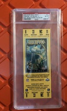 2003 SUPER BOWL 37 XXXVII FULL Ticket PSA 8 NM-MINT Yellow Var, Low POP, RARE!!!