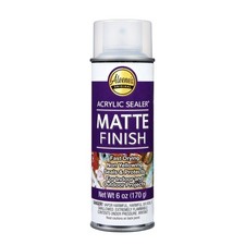 Aleene's Spray Finish 6oz Acrylic Sealer, 6 Ounce Pack 6 OZ, Clear - Matte