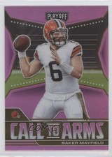 2021 Panini Playoff Call to Arms Pink Prizm Baker Mayfield #CA-BMA n9a