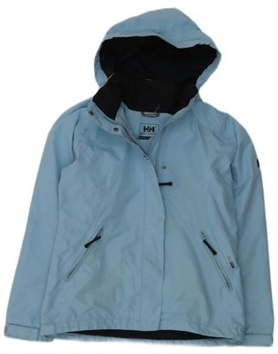 Helly Hansen Mädchen Regenjacke mit Kapuze 13-14 Jahre blau Polyester BI18