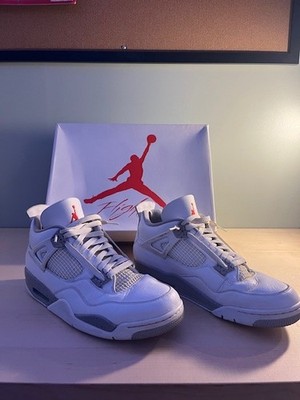 Size 11.5 - Jordan 4 Retro Mid White Oreo