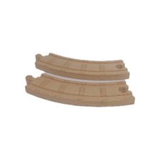 Lot Of 2 Thomas And Friends, Wooden Railway 6" Curve Track EUC LN