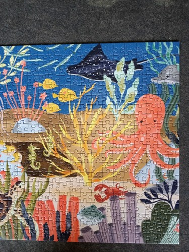 Ravensburger Ocean Whimsy 500 Piece Jigsaw Puzzle Complete 2025 - Picture 8 of 14