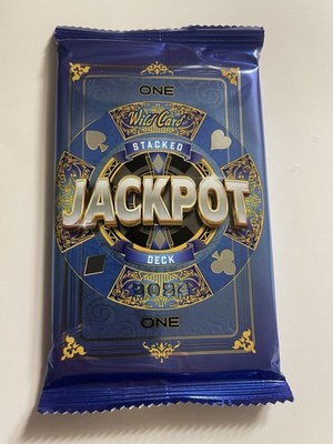 2024 Wild Card Jackpot Stacked Deck Sealed Football Pack Guaranteed 1/1 Encased