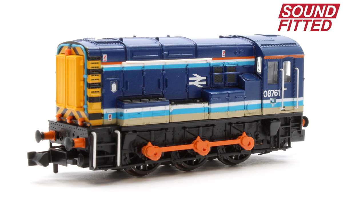 Graham Farish 371-017RJSF Class 08 08761 BR Provincial Diesel Locomotive - DCC S