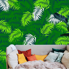 Large Reusable Palm Leaf Stencil for Wall Painting, 2-Pack 12 X 16 Inch
