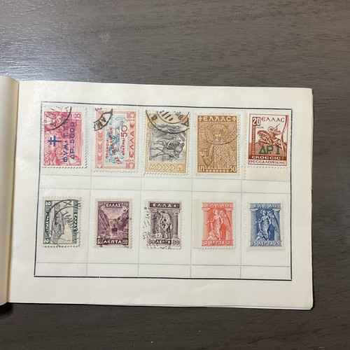 1950s Collection Of 60 Greece Postage Stamps In Booklet Const L. Roussos B32 - Picture 3 of 9