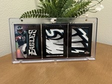 1/1 LeSean McCoy Rookie Player-Worn Jumbo Jersey Patch Topps Triple Threads