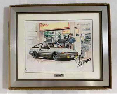 Initial D Limited Edition Art Print Shuichi Shigeno Signed Framed