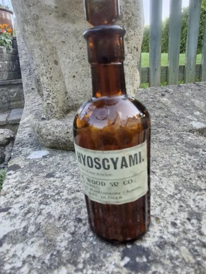  Labelled Poison Bottle From Oldham. - Image 1 of 4