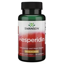 Hesperidin 500mg 60 Capsules Support for Heart Swanson Health Products