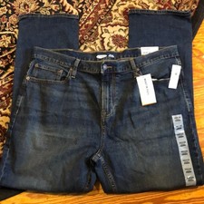 Old Navy Men's Blue straight Jeans 38/30 nwt flex