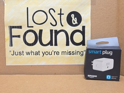 Amazon Alexa Smart Plug White 3 Prong WIFI Plug NIB BOX DAMAGE SEE PICS 