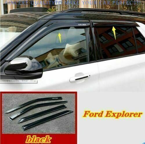 IAC Window Visor Rain Guards For 2020+ Ford Explorer – In-Channel Side Vent Shades