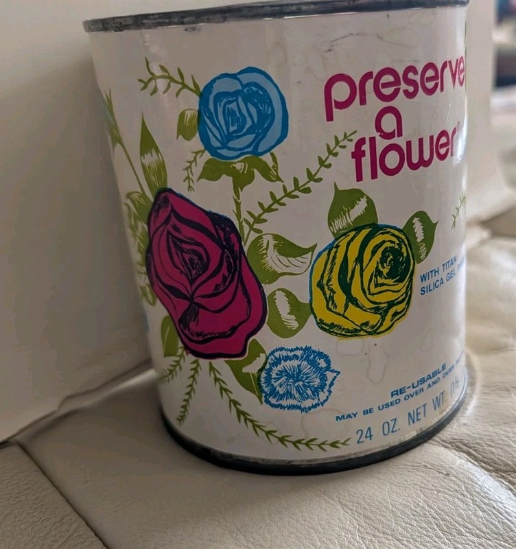 Vintage Preserve A Flower Do It Yourself Silica Gel 