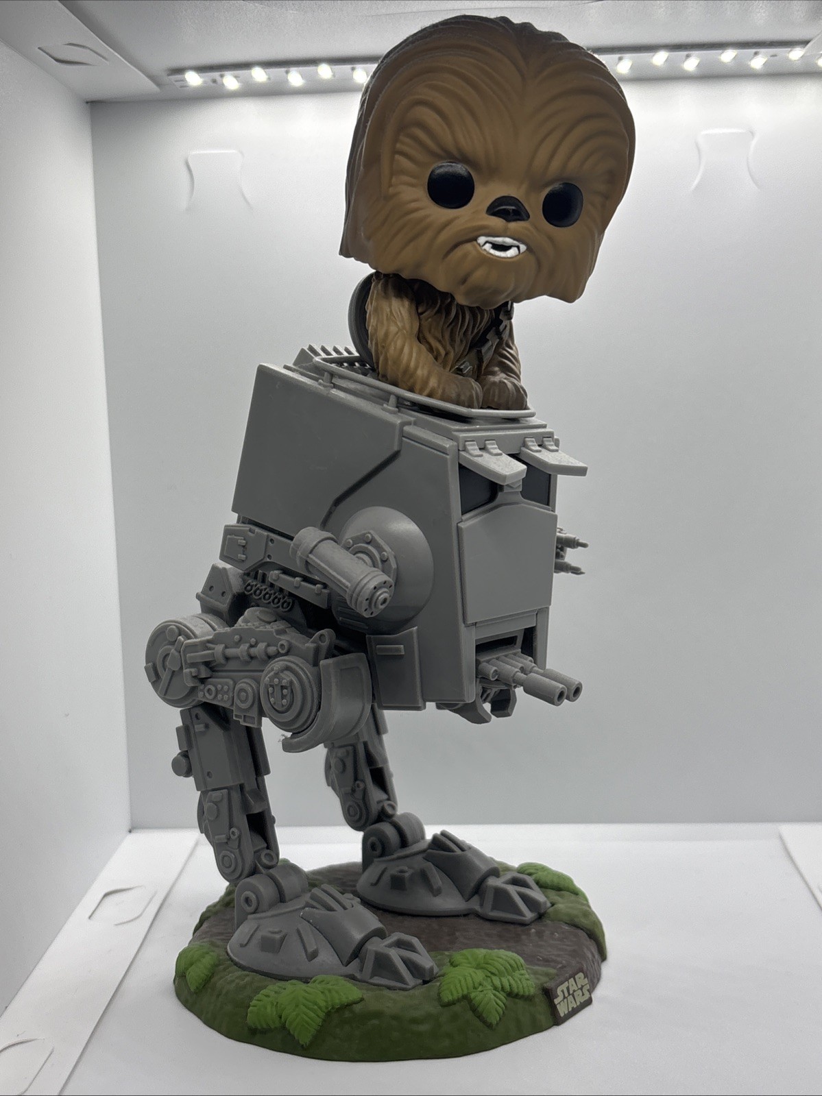 Star Wars Chewbacca with AT-ST Bobble head Funko Pop#236 Vau
