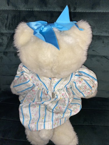 Farm Floppies Kitty Kitten 15in Plush Vintage 1984 North American Bear Co. Clean - Picture 8 of 11