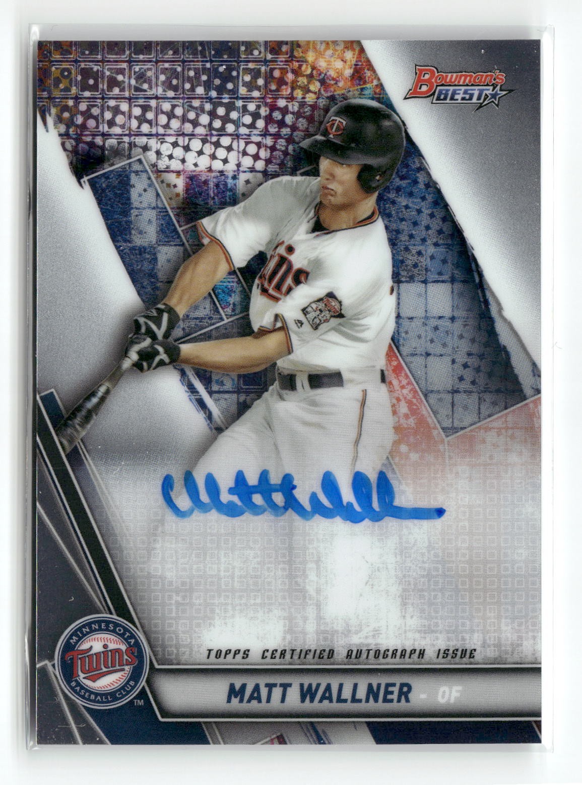 2019 Bowman's Best #B19-MW Matt Wallner Best of 2019 Autographs Minnesota Twins