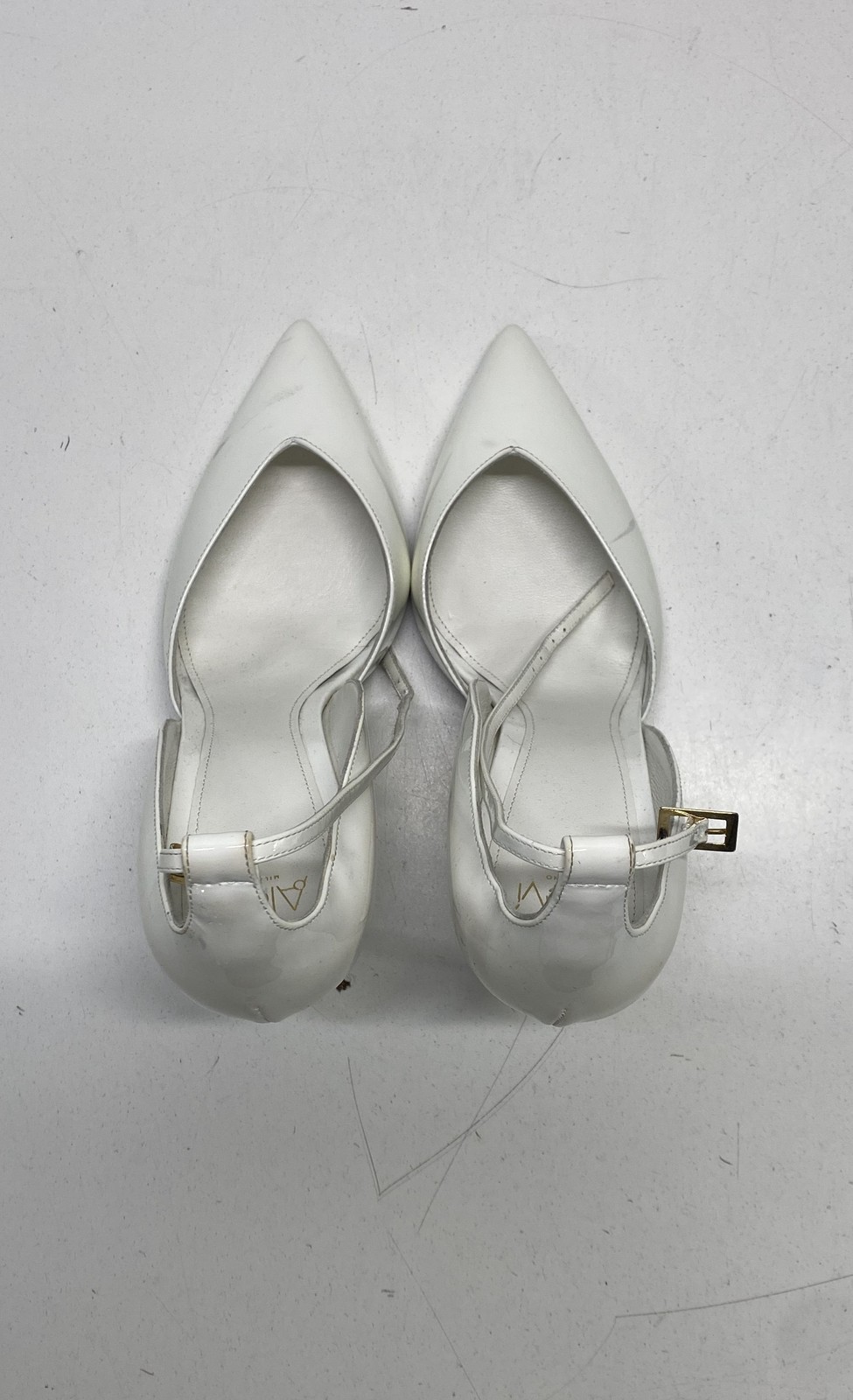 Alevi Milano White Solid Pointed Toe, Strappy, St… - image 5