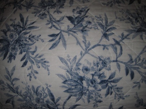 Full/Queen Walled Garden Quilt/Bedspread Blue - Laura Ashley - Picture 13 of 14