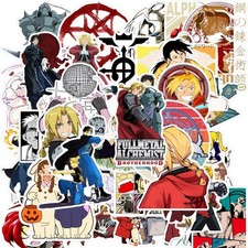 Mix 10 PCs FULLMETAL ALCHEMIST Anime Luggage Notebook Laptop Car Stickers