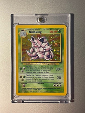 Carta Pokemon TCG Nidoking rara Holo 11/102 in ottime condizioni