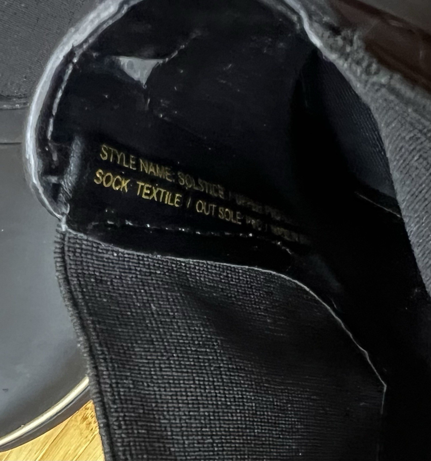 kate spade new york Solstice Black Waterproof Chelsea Ankle Boots PVC Textile thumbnail 4