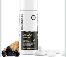 15,000mg Pure Himalayan Shilajit for Men,Fulvic Acid & Trace Minerals