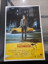 JODIE FOSTER signed "taxi driver" 12x18 Photo  JSA COA