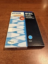 Epson 812XL Cyan Ink Blue Cartridge 08/2027
