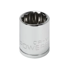 Powerbuilt 3/8 Inch Drive x 16 MM 12 Point Shallow Socket - 641021