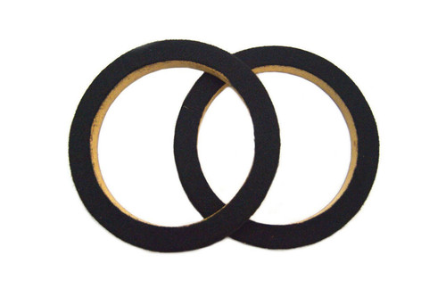 1 Pair 8" MDF Speaker Ring Black Carpet 2 Pieces Mounting Spacer Rings Car - Picture 1 of 8