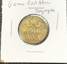 Germany - DOA German East Africa 5 Heller 1916 T