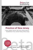Province Of New Jersey Lambert M. Surhone (U. A.) Taschenbuch Englisch 2026