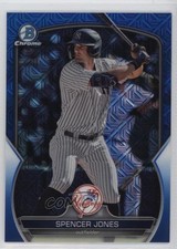 2023 Bowman Chrome Prospects Mega Box Blue Mojo Refractor Spencer Jones 0o48