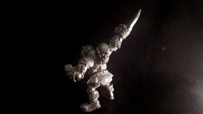 Vintage BLOOD BOWL MORG 'N' THORG OGRE HEAD metal bit GW