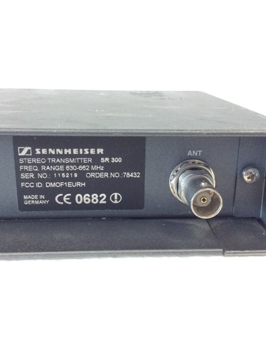 Sennheiser SR 300 EW300 IEM Trasmettitore Monitor In Ear 630-662Mhz, FUNZIONANTE - Foto 9 di 9