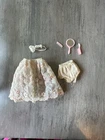 Vintage Mattel Barbie Floral Petticoat Outfit #921 with Accessories