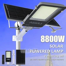 120000000LM LED Solar Motion Sensor Light Bright Garden Outdoor Street Wall Lamp