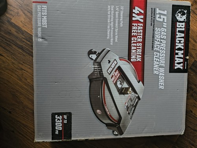#ad BLACK MAX 15quot; Wheeled 3300PSI Surface Cleaner *Sealed* $39.99