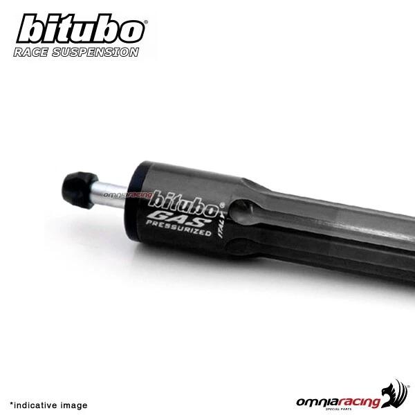 Ammortizzatore sterzo Bitubo sovraserbatoio nero Suzuki SFV650 Gladius 2009-2014 - Изображение 3 из 4
