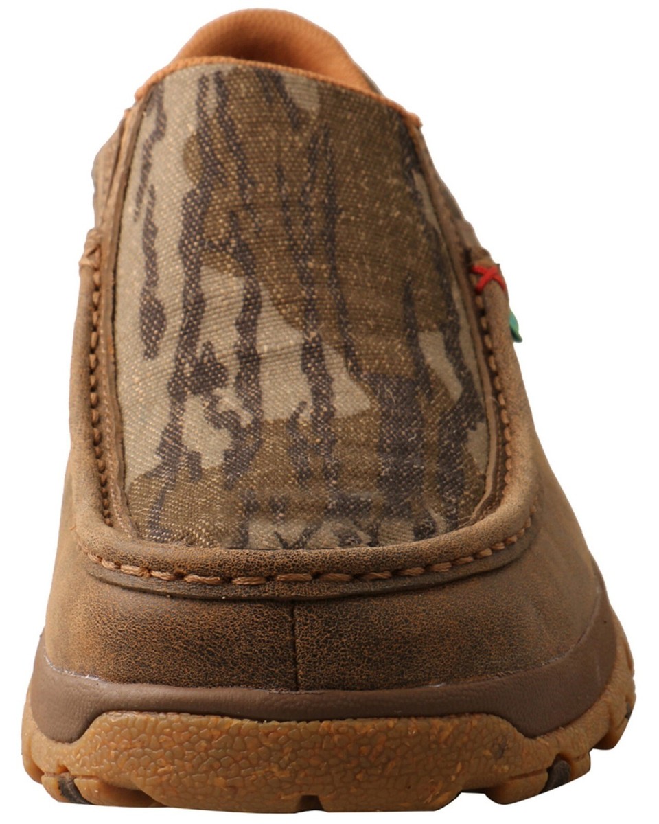 Twisted X Men\'s Mossy Oak Camouflage Slip-On Driving Moccasin, Camo Shoe Twisted X | Shoes | Twisted X Mens Wide Mossy Oak Camouflage  main image 4